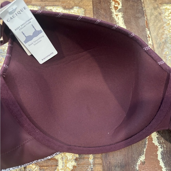 Cacique Back Smoothing Balconette Bra - Picture 7 of 10